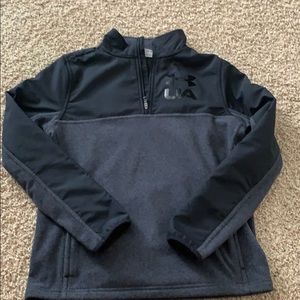Under Armour black and gray 1/4 zip pullover